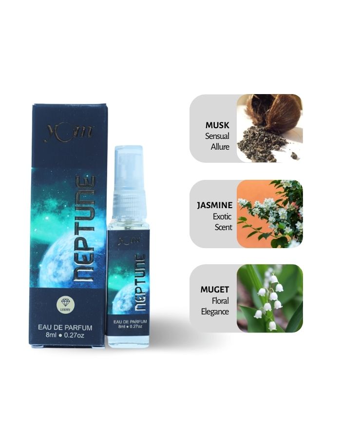 YOM PERFUME Neptune for Unisex - 8Ml