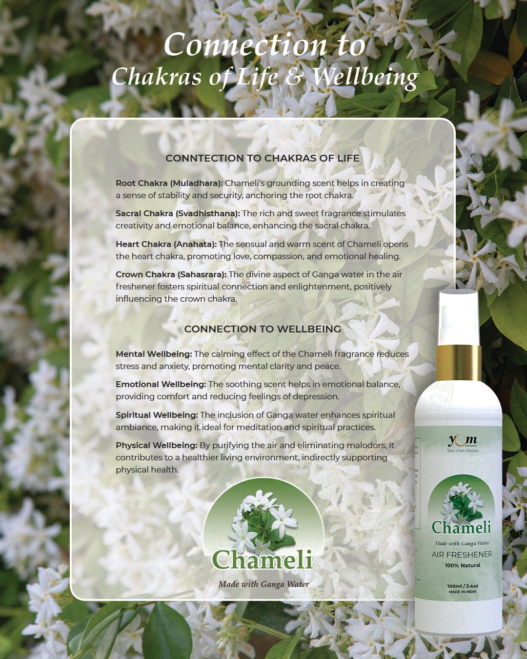Yom Chameli Air Freshener - 100ml