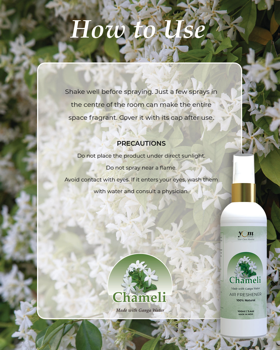 Yom Chameli Air Freshener - 100ml