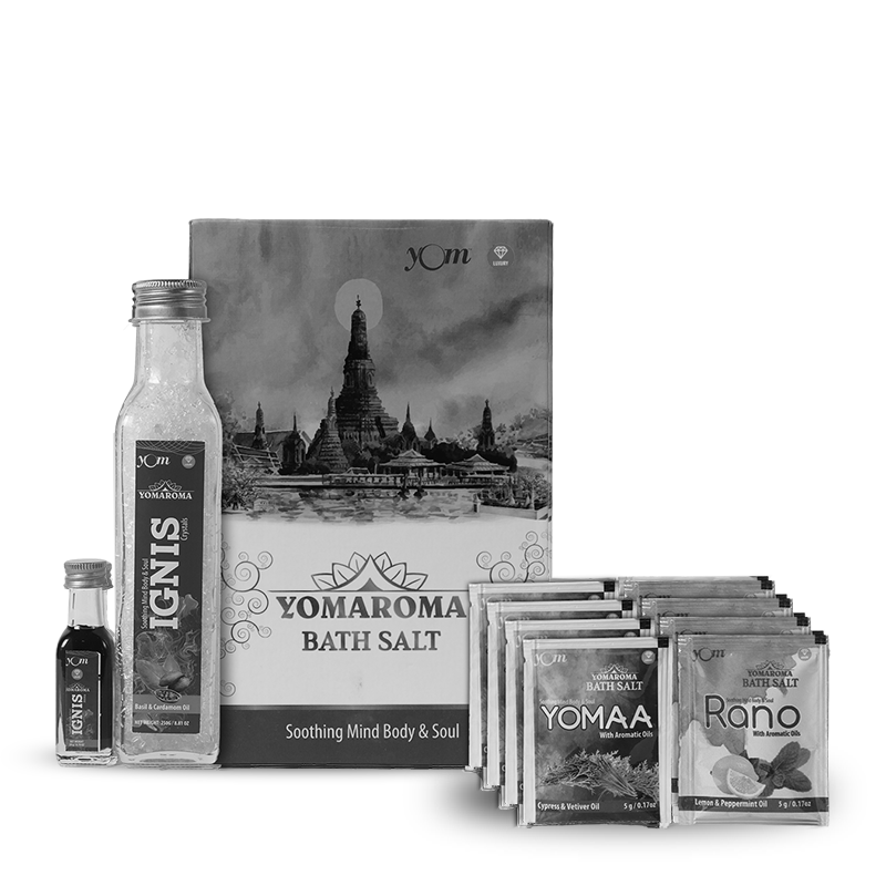 YOM YOMAROMA Ignis Bath Salt Gift Box - 310 Gms