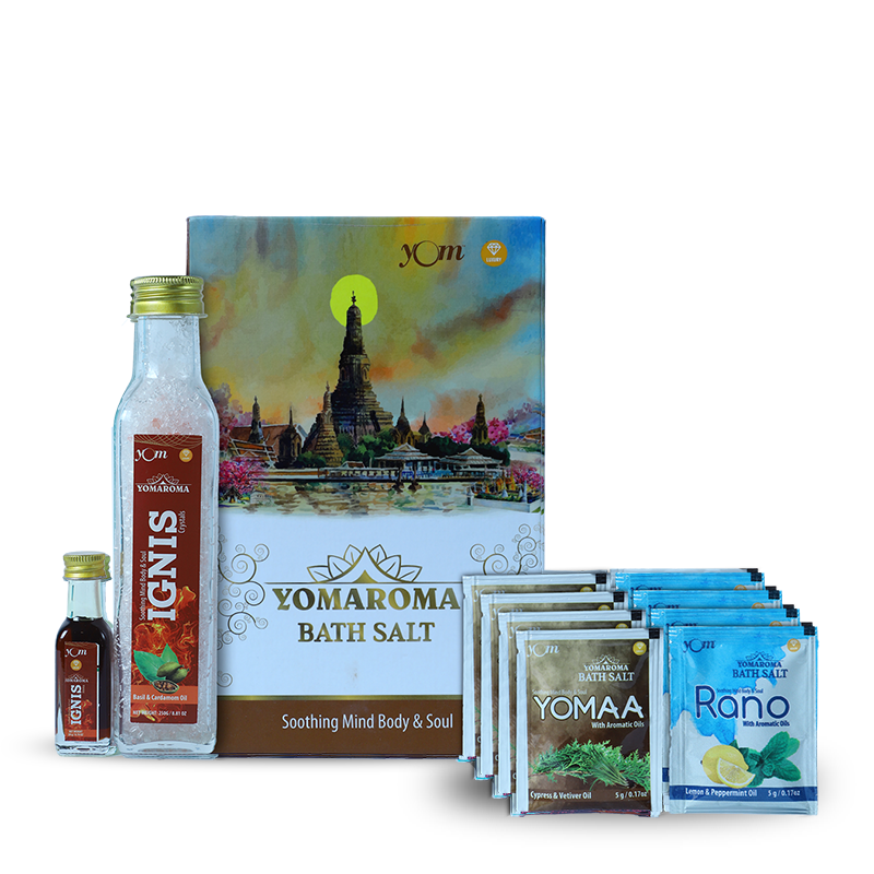 YOM YOMAROMA Ignis Bath Salt Gift Box - 310 Gms