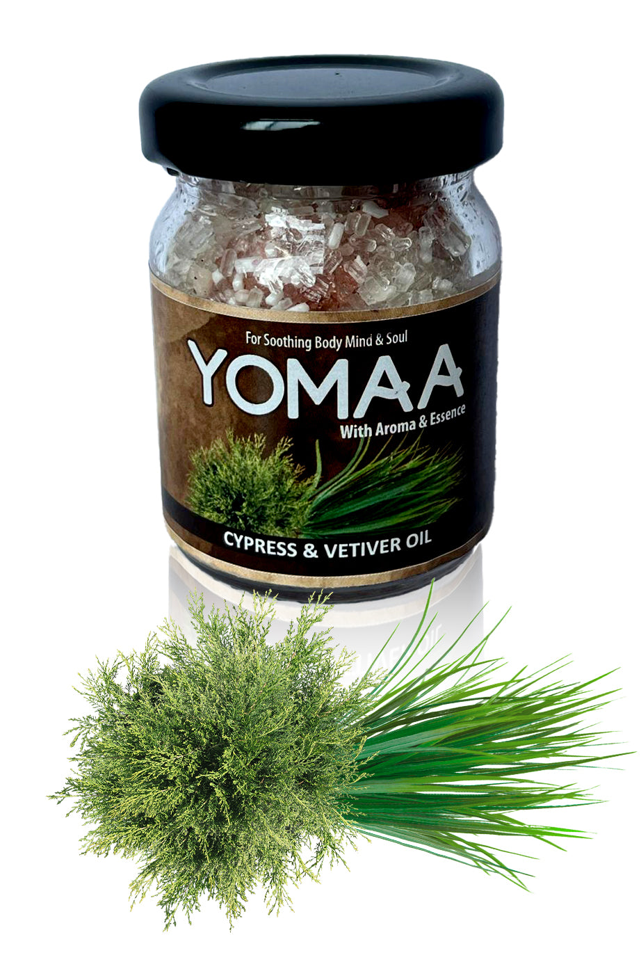YOM YOMAROMA Yomaa Bath Salt With Aromatic Oils (Glass Bottle) - 50 Gms