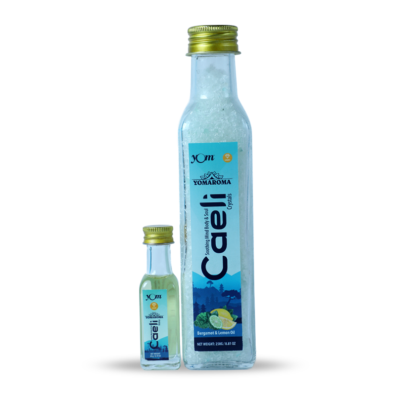 YOM YOMAROMA Caeli Bath Salt With Aromatic Oil - 270 Gms