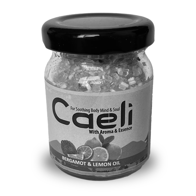 YOM YOMAROMA Caeli Bath Salt With Aromatic Oils (Glass Bottle) - 50 Gms