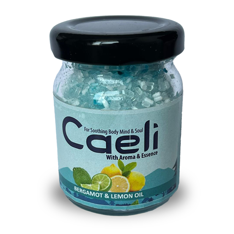 YOM YOMAROMA Caeli Bath Salt With Aromatic Oils (Glass Bottle) - 50 Gms
