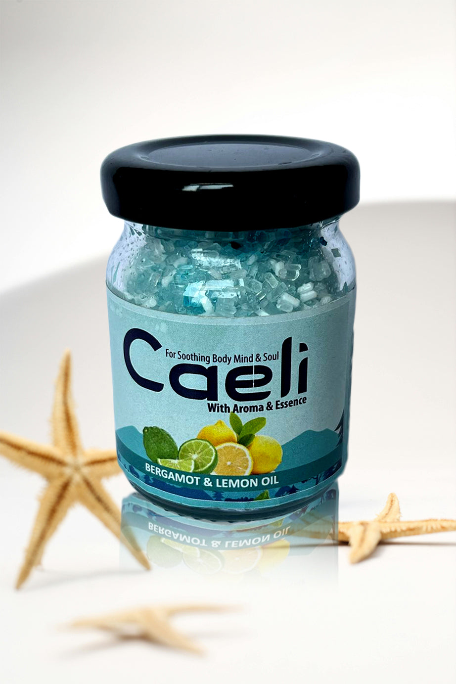 YOM YOMAROMA Caeli Bath Salt With Aromatic Oils (Glass Bottle) - 50 Gms