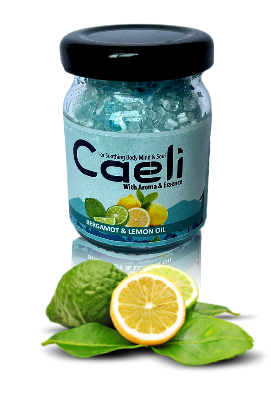 YOM YOMAROMA Caeli Bath Salt With Aromatic Oils (Glass Bottle) - 50 Gms