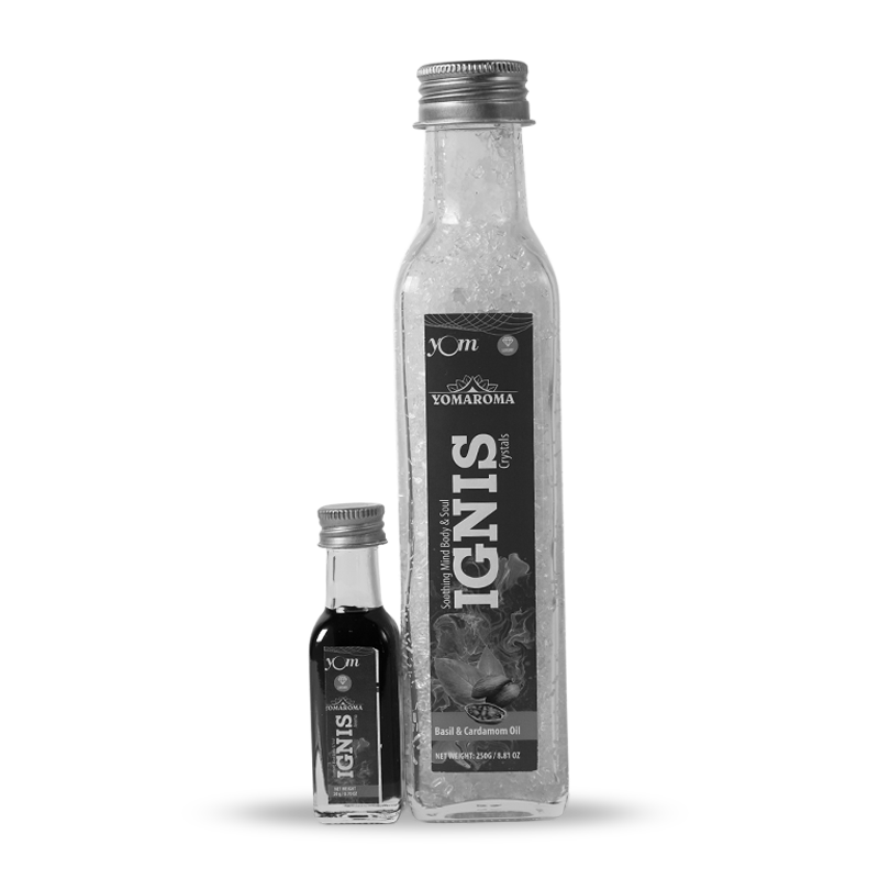 YOM YOMAROMA Ignis Bath Salt With Aromatic Oil - 270 Gms
