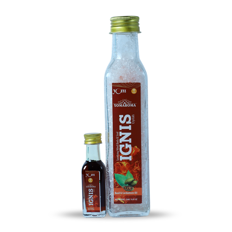 YOM YOMAROMA Ignis Bath Salt With Aromatic Oil - 270 Gms