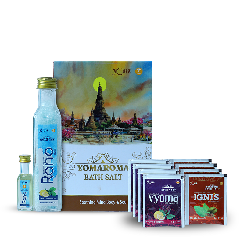YOM YOMAROMA Rano Bath Salt Gift Box - 310 Gms