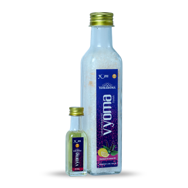 YOM YOMAROMA Vyoma Bath Salt With Aromatic Oil - 270 Gms