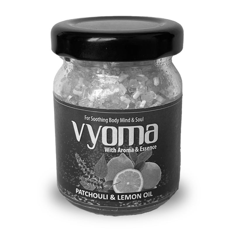 YOM YOMAROMA Vyoma Bath Salt With Aromatic Oils (Glass Bottle) 50 Gms