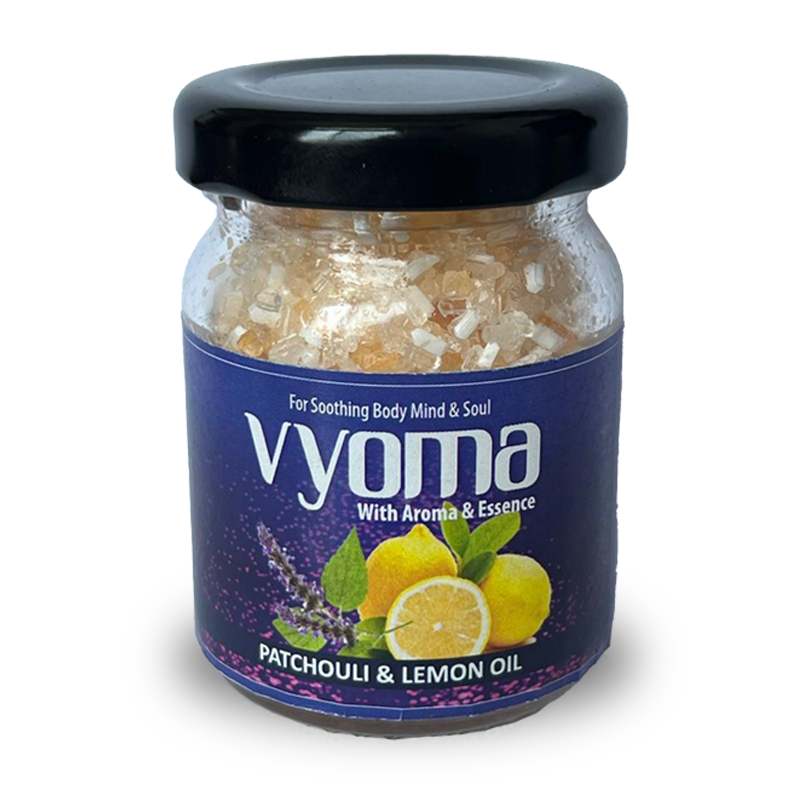 YOM YOMAROMA Vyoma Bath Salt With Aromatic Oils (Glass Bottle) 50 Gms