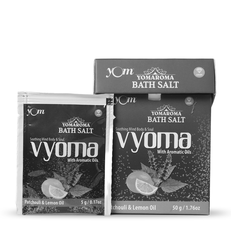 YOM YOMAROMA Vyoma Bath Salt With Aromatic Oils (Pouch Box 10) 5 Gms