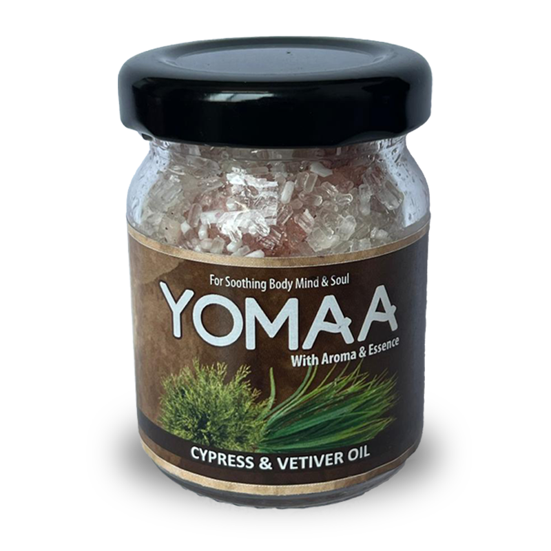 YOM YOMAROMA Yomaa Bath Salt With Aromatic Oils (Glass Bottle) - 50 Gms