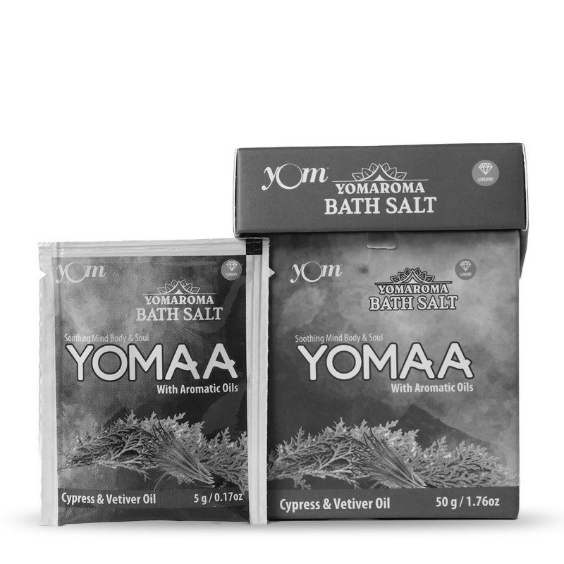 YOM YOMAROMA Yomaa Bath Salt With Aromatic Oils (Pouch Box) - 10 Nos * 5 Gms