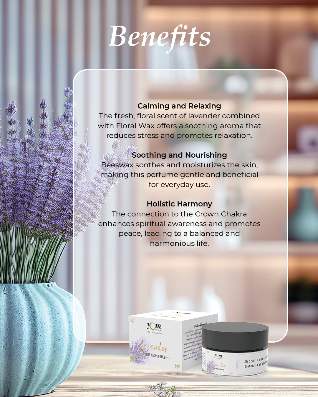 Lavender Solid Wax Fragrance - 5gm