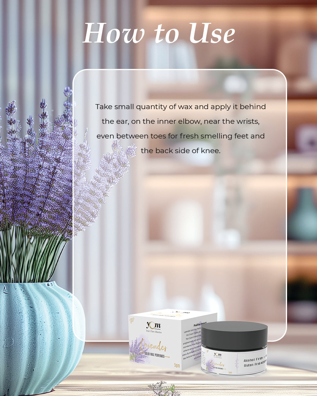 Lavender Solid Wax Fragrance - 5gm
