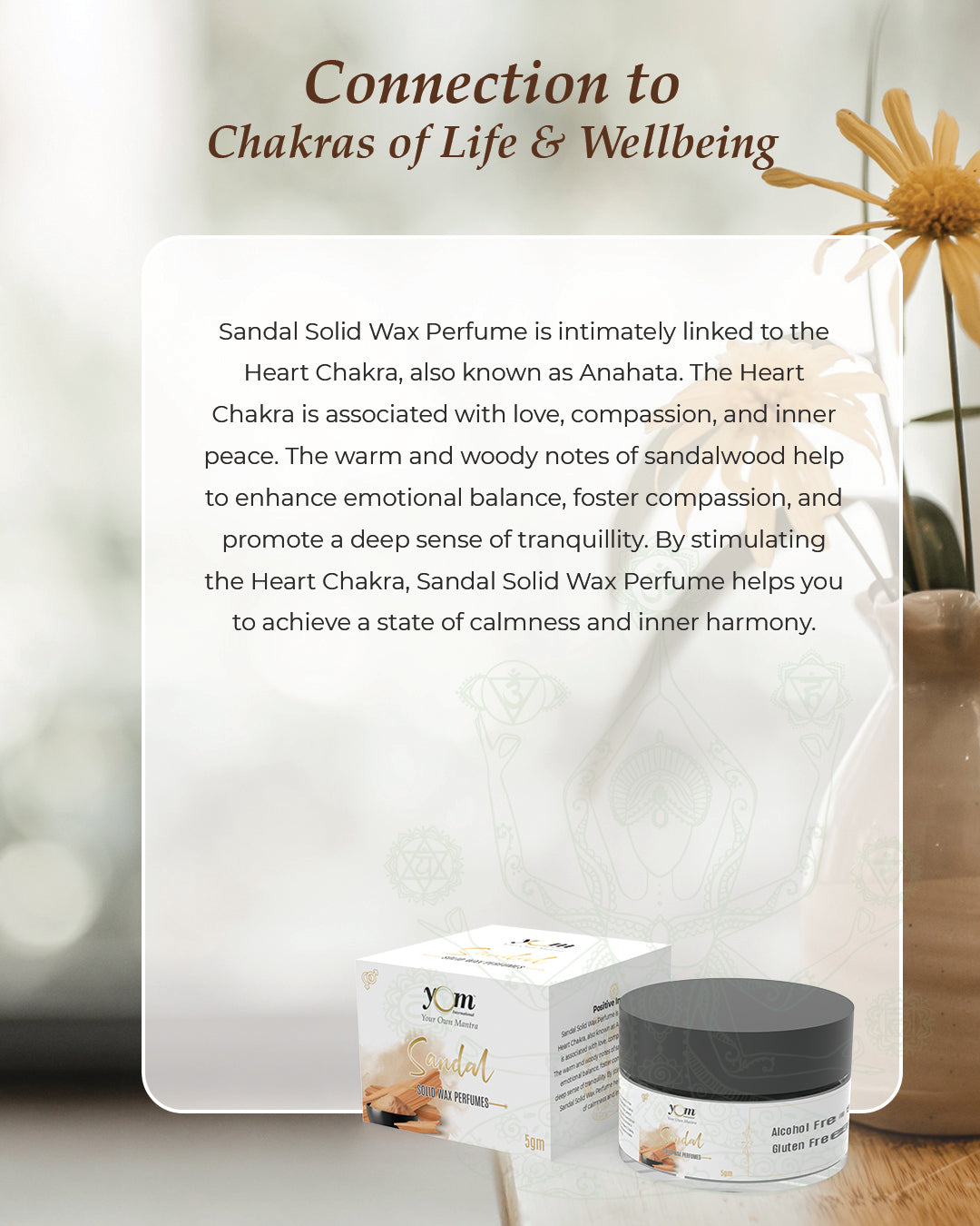 Sandal Solid Wax Fragrance - 5gm