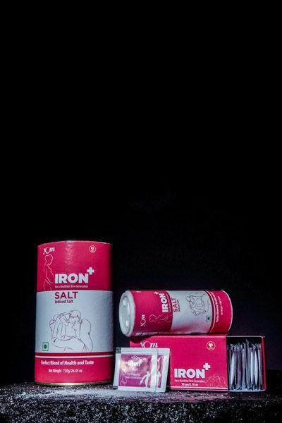 YOM Iron Plus Fortified Salt (Travelling Pouch Box) - 50 Nos * 1 Gm