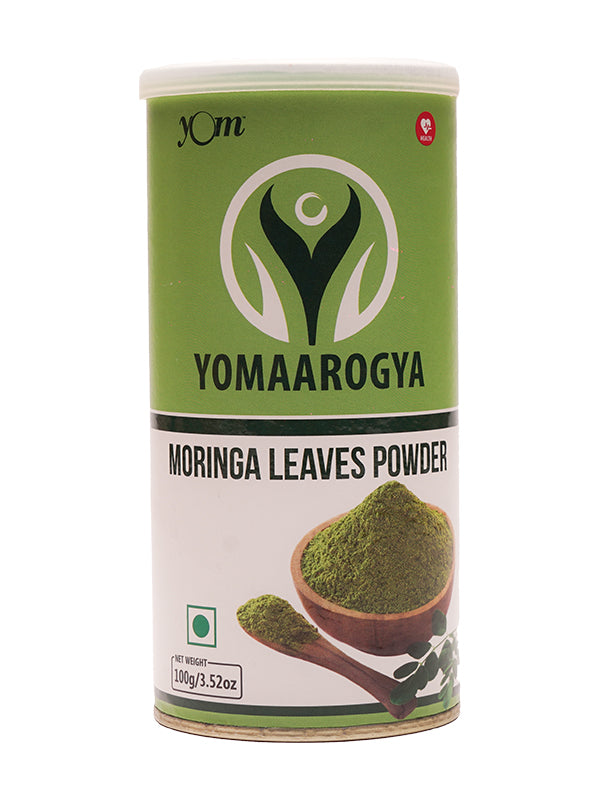 YOM YOMAAROGYA Moringa Leaves Powder (Tin) - 100 Gms