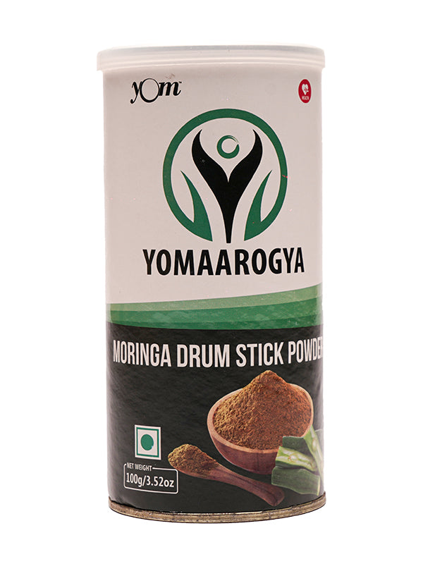 YOM YOMAAROGYA Moringa Drum Stick Powder (Tin) - 100 Gms