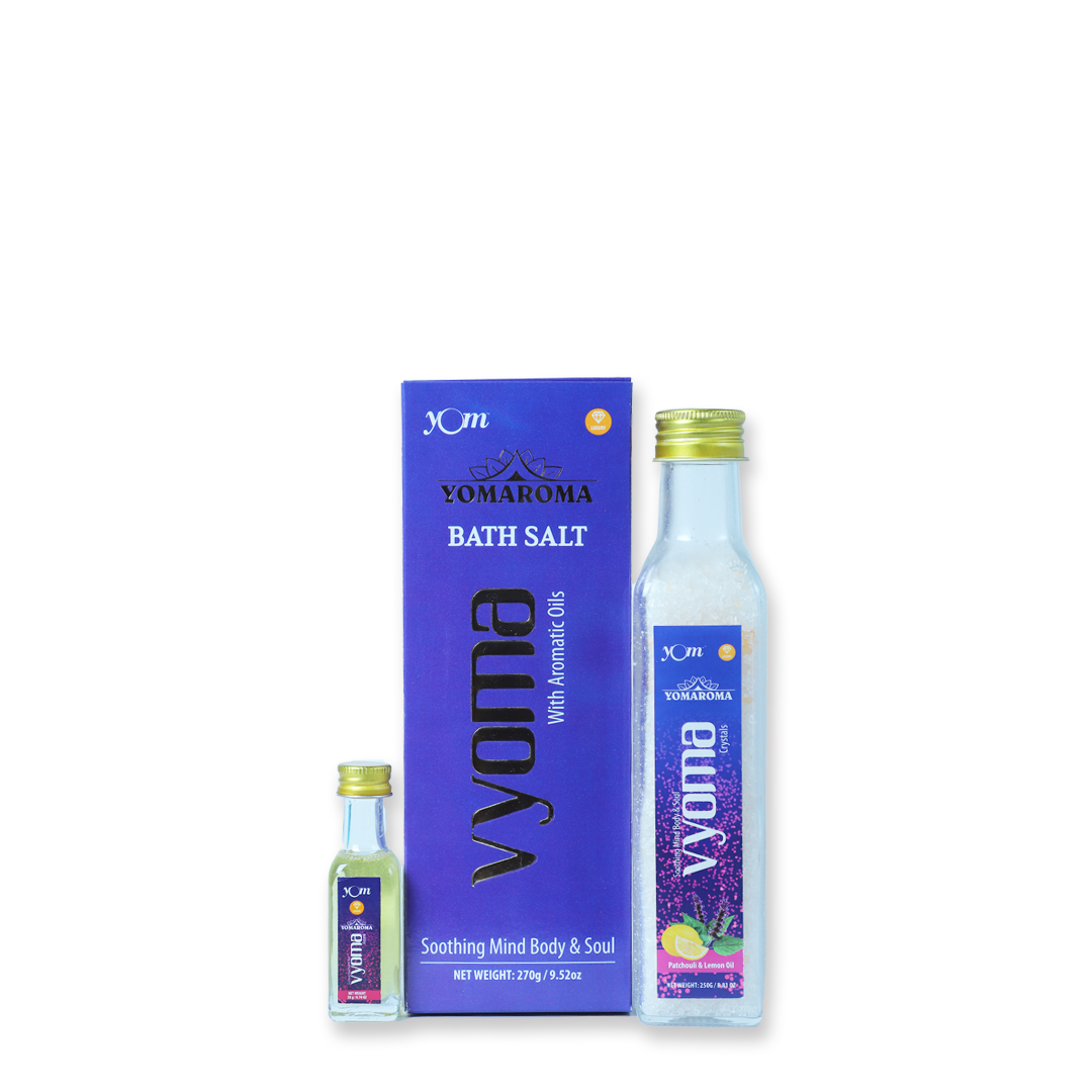 YOM YOMAROMA Vyoma Bath Salt With Aromatic Oil - 270 Gms