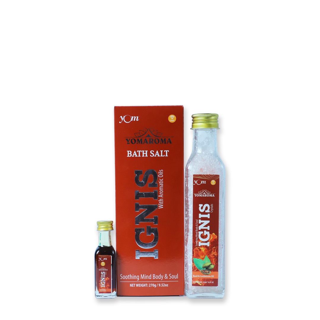 YOM YOMAROMA Ignis Bath Salt With Aromatic Oil - 270 Gms