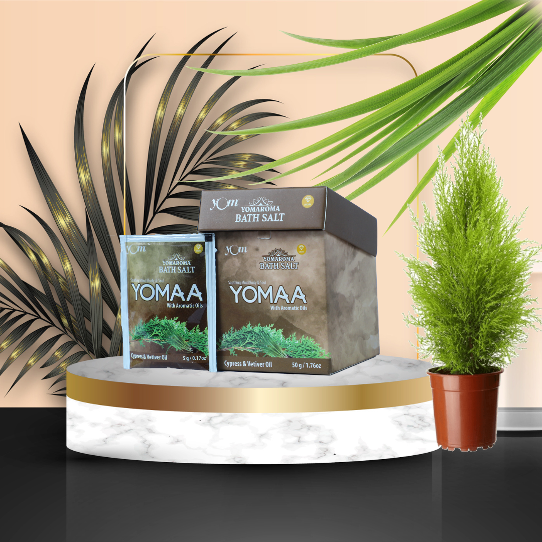 YOM YOMAROMA Yomaa Bath Salt With Aromatic Oils (Pouch Box) - 10 Nos * 5 Gms
