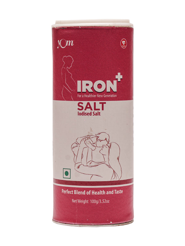 YOM Iron Plus Fortified Salt (Sprinkler) - 100 Gms