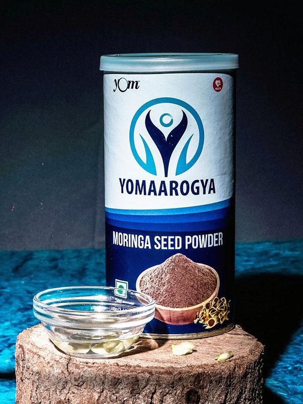 YOM YOMAAROGYA Moringa Seed Powder (Tin) - 100 Gms
