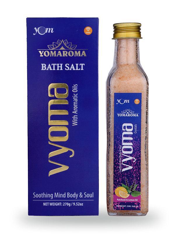 YOM YOMAROMA Vyoma Bath Salt With Aromatic Oil - 270 Gms