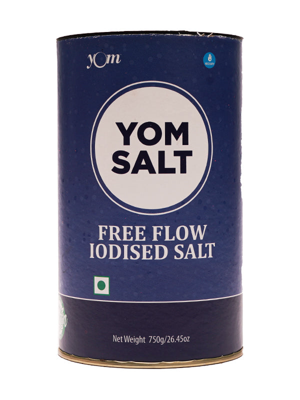 YOM Free Flow Iodised Salt (Tin) - 750 Gms